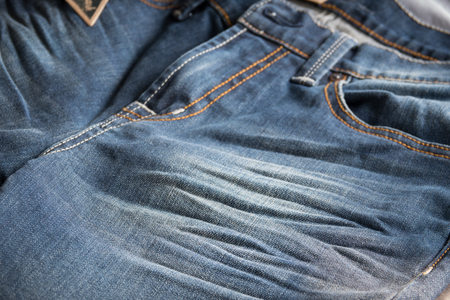 Close up jeans lack and jeans lack pattern texture backgroundの写真素材