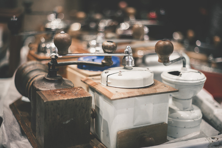 Various style vintage grinder coffeeの写真素材