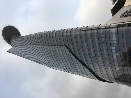 Skyscraper in Bangkok morning shotの写真素材