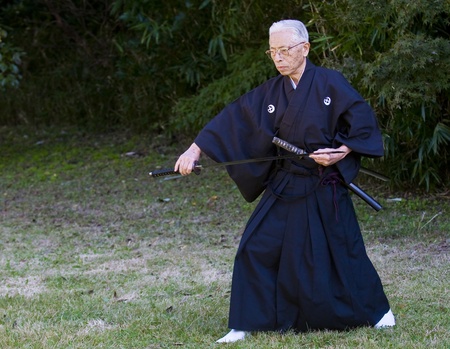 TOKYO - NOVEMBER 03 2009 : Culture Day  Martial arts demonstrator on November 03 2009 in Tokyo Japan ,Culture Day is a Japanese national holiday held annually in Japan  for the purpose of promoting Japanese cultureのeditorial素材