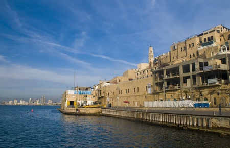 View of old historic Jaffa in Israel