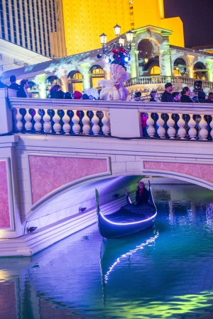 LAS VEGAS - DEC 22 : Venetian Resort Hotel & Casino on December 22, 2012 in Las Vegas. Las Vegas in 2012 broke the all-time visitor volume record of 39-plus million visitors のeditorial素材