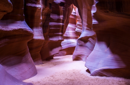 Antelope Canyon is a slot canyon located on Navajo land near Page, Arizona.