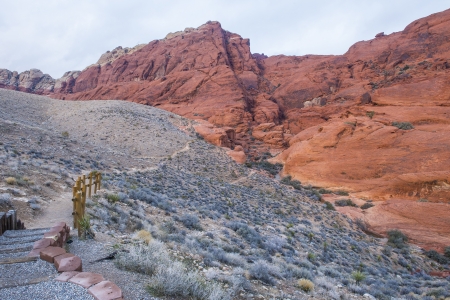  The Red Rock canyon near las vegas , Nevada.の写真素材
