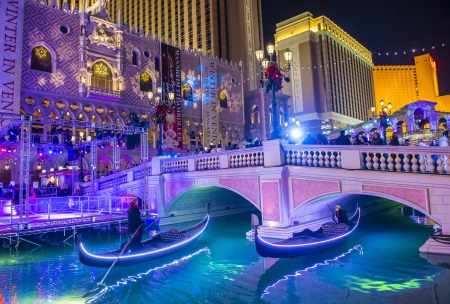 LAS VEGAS - DEC 22 : Venetian Resort Hotel & Casino on December 22, 2012 in Las Vegas. Las Vegas in 2012 broke the all-time visitor volume record of 39-plus million visitors のeditorial素材