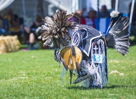 MARIPOSA ,USA - MAY 11 : An unidentified Native Indian boy takes part at the Mariposa 20th annual...