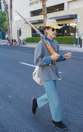 LAS VEGAS - MAY 18 : A Participant at the Helldorado Days Parade held in Las Vegas ,USA on May 18...