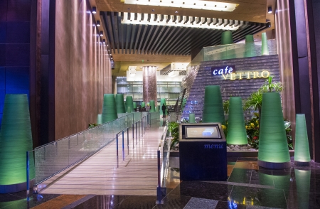 LAS VEGAS - FEB 14 : The interior of Aria Resort and Casino in Las Vegas on February 14 2013. The...