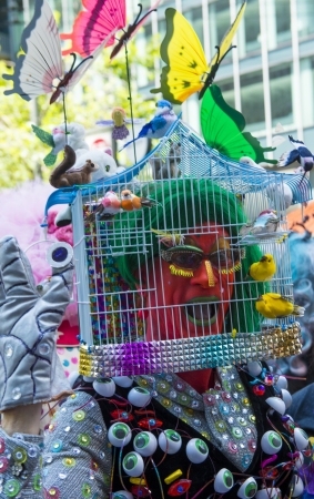 SAN FRANCISCO -  JUNE 30 : An unidentified participant at the annual San Francisco Gay pride parade on June 30 2013のeditorial素材