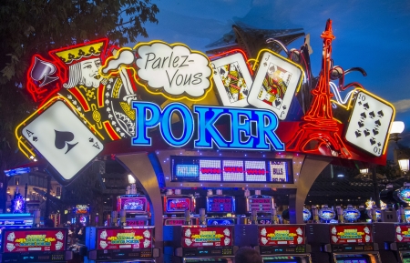 LAS VEGAS -JULY 31: The interior of Paris hotel and casino on July 31, 2013 in Las Vegas, Nevada, ...