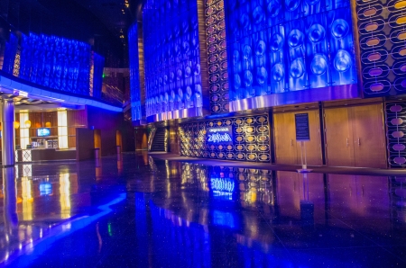 LAS VEGAS - FEB 14 : Zarkana at the Aria hotel in Las Vegas on February 14 2013. Zarkana is a Cirque du Soleil stage production written and directed by FranÃ§ois Girard.のeditorial素材