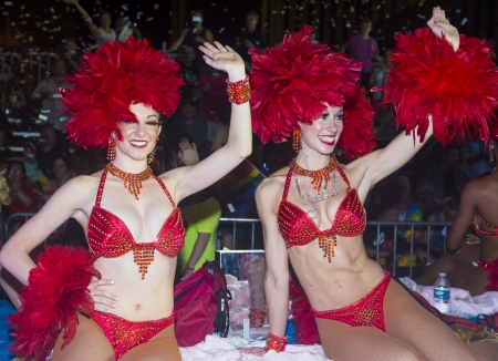 LAS VEGAS - SEP 06 : An unidentified participants at the annual Las Vegas Gay pride parade on September 06 , 2013のeditorial素材