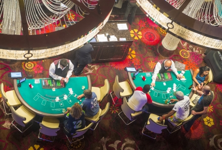 LAS VEGAS - SEP 15 : The casino of Cosmopolitan hotel on September 15 2013 in Las Vegas. The...