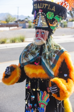 LAS VEGAS - OCT 26 : A Participant at the 13th Annual Hispanic International Day Parade in Las Vegas ,Nevada on October 26 2013 , celebrating Hispanic and Latin heritage in Las Vegasのeditorial素材