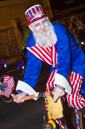LAS VEGAS - OCT 31 : An unidentified participant at the annual Las Vegas Halloween parade held in Las Vegas , Nevada on October 31 , 2013のeditorial素材