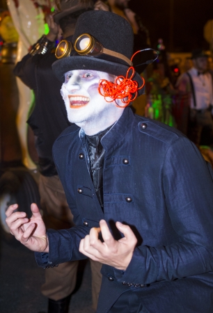 LAS VEGAS - OCT 31 : An unidentified participant at the annual Las Vegas Halloween parade held in Las Vegas , Nevada on October 31 , 2013のeditorial素材
