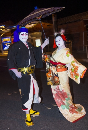 LAS VEGAS - OCT 31 : An unidentified participants at the annual Las Vegas Halloween parade held in Las Vegas , Nevada on October 31 , 2013のeditorial素材