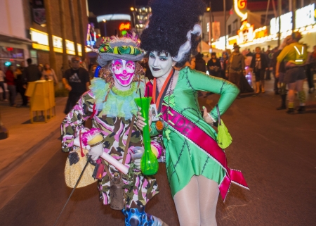 LAS VEGAS - OCT 31 : An unidentified participants at the annual Las Vegas Halloween parade held in Las Vegas , Nevada on October 31 , 2013のeditorial素材