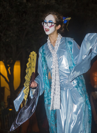SAN FRANCISCO - FEB 15 : An unidentified participant at the Chinese New Year Parade in San Francisco , California on February 15 2014 , It is the largest Asian event in North America のeditorial素材