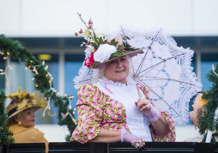 LAS VEGAS - MAY 17 : Participant at the Helldorado Days Parade held in Las Vegas Nevada on May 17 2014 ,the parade celebrating the heritage and diversity of the American Westのeditorial素材