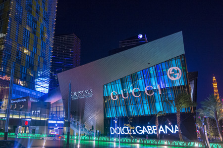 LAS VEGAS - JUNE 17 : The Las Vegas City Center on June 17 2014. This mixed-use complex, 76 acres, opened 2010 and was the largest privately funded construction project in USA.のeditorial素材
