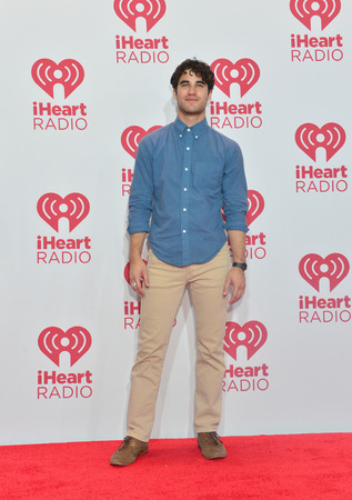 LAS VEGAS - SEP 20 : Actor Darren Criss attends the 2014 iHeartRadio Music Festival at the MGM Grand Garden Arena on September 19, 2014 in Las Vegas.のeditorial素材