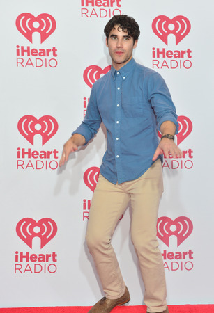 LAS VEGAS - SEP 20 : Actor Darren Criss attends the 2014 iHeartRadio Music Festival at the MGM Grand Garden Arena on September 19, 2014 in Las Vegas.のeditorial素材