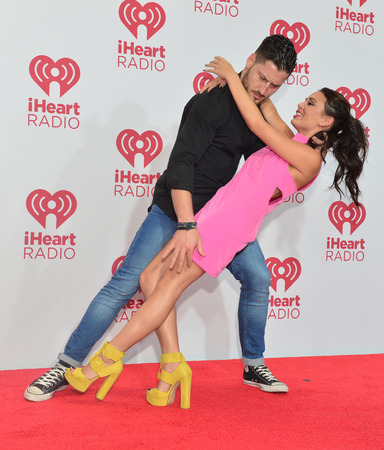 LAS VEGAS - SEP 19: Actress Janel Parrish attends the 2014 iHeartRadio Music Festival at the MGM Grand Garden Arena on September 19, 2014 in Las Vegas.のeditorial素材