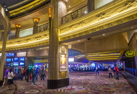 LAS VEGAS - SEP 18 : The interior of MGM hotel and casino on September 18, 2014 in Las Vegas. The MGM Grand is the third largest hotel in the world and the largest hotel resort complex in the USAのeditorial素材