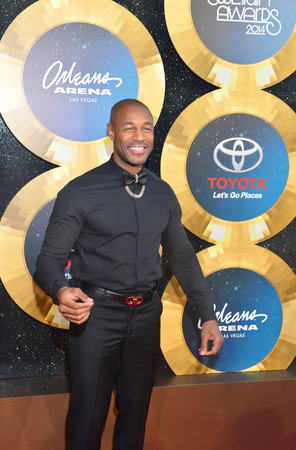 LAS VEGAS - NOV 07 : Singer Tank attends the 2014 Soul Train Music Awards at the Orleans Arena on November 7, 2014 in Las Vegas, Nevada.のeditorial素材
