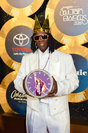 LAS VEGAS - NOV 07 : Recording artist Flavor Flav attends the 2014 Soul Train Music Awards at the Orleans Arena on November 7, 2014 in Las Vegas, Nevada.のeditorial素材