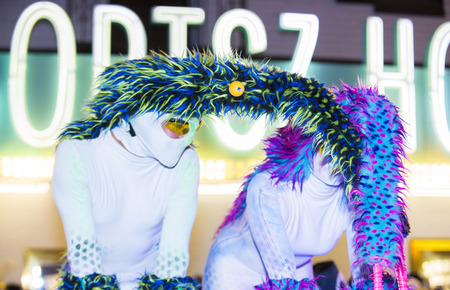LAS VEGAS - OCT 31 : An unidentified participants at the annual Las Vegas Halloween parade held in Las Vegas , Nevada on October 31 , 2014のeditorial素材