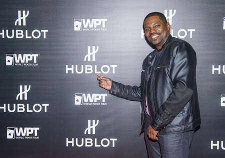 LAS VEGAS - DEC 17 : Actor Mekhi Phifer attends the announcement of Hublot and World Poker Tour partnership held at the HYDE club at Bellagio in Las Vegas on December 17 2014のeditorial素材