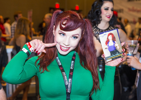 LAS VEGAS - JAN 23 : Adult film actress Ludella Hahn attends the 2015 AVN Adult Entertainment Expo at the Hard Rock Hotel & Casino on January 23, 2015 in Las Vegas.のeditorial素材