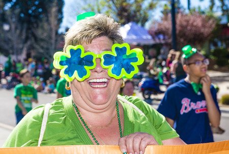 HENDERSON , NEVADA - MARCH 14 : Participants at the annual Saint Patrick's Day Parade in Henderson Nevada on March 14 2015のeditorial素材
