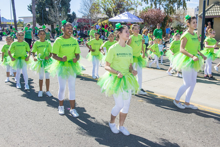 HENDERSON , NEVADA - MARCH 14 : Participants at the annual Saint Patrick's Day Parade in Henderson Nevada on March 14 2015のeditorial素材