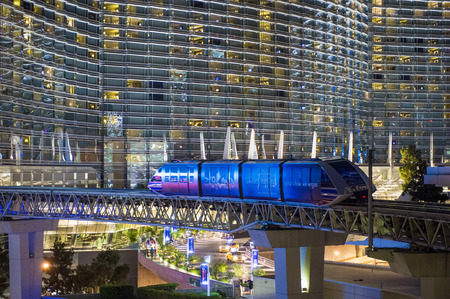 LAS VEGAS - MARCH 26 : The Aria Resort and Casino in Las Vegas on March 26 2015. The Aria is a...