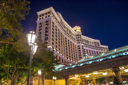 LAS VEGAS - SEP 03 : Bellagio hotel and casino on September 03 , 2015 in Las Vegas. Bellagio is a luxury hotel and casino located on the Las Vegas Strip. The Bellagio opened on 1998.のeditorial素材