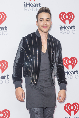 LAS VEGAS - SEP 19 : Singer Prince Royce attends the 2015 iHeartRadio Music Festival at MGM Grand Garden Arena on September 19, 2015 in Las Vegas, Nevada.のeditorial素材