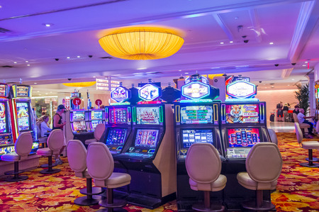 LAS VEGAS - SEP 03 : The interior of Tropicana hotel and casino on September 03 , 2015 in Las Vegas. The Tropicana opened in 1957 and it is the one of the oldest hotels on the Las Vegas Strip.のeditorial素材