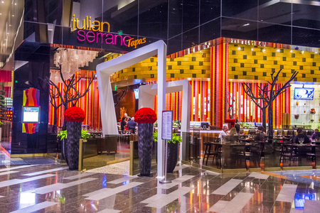 LAS VEGAS - SEP 03 : The interior of Aria Resort and Casino in Las Vegas onSeptember 03 2015. The Aria was opened on 2009 and is the world's largest hotel to receive LEED Gold certificationのeditorial素材