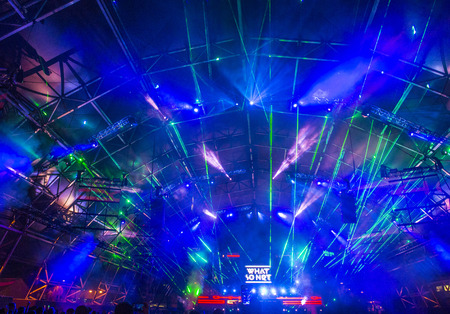 LAS VEGAS - SEP 27 : A general view during the 2015 Life is Beautiful festival on September 27, 2015 in Las Vegas, Nevada.のeditorial素材