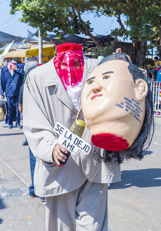 BARRANQUILLA , COLOMBIA - FEB 07 : Participants in the Barranquilla Carnival in Barranquilla , Colombia on February 07 2016. Barranquilla Carnival is one of the biggest carnival in the worldのeditorial素材