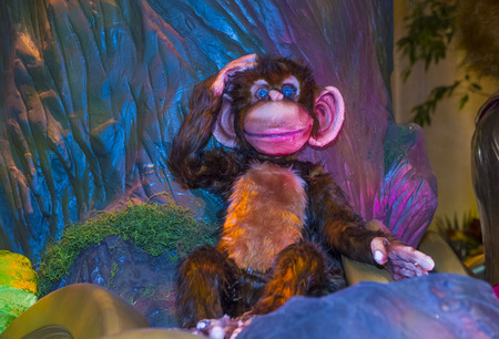 LAS VEGAS - FEB 21 : Chinese new year decorations at the Venetian hotel & Casino in Las Vegas on February 21, 2016. With more than 4000 suites it's one of the most famous hotels in the world.のeditorial素材