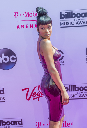 LAS VEGAS - MAY 22 : Actress/singer Keke Palmer attends the 2016 Billboard Music Awards at T-Mobile Arena on May 22, 2016 in Las Vegas, Nevada.のeditorial素材