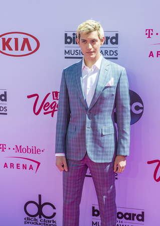 LAS VEGAS - MAY 22 : Singer Nick Hissom attends the 2016 Billboard Music Awards at T-Mobile Arena on May 22, 2016 in Las Vegas, Nevada.のeditorial素材