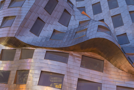 LAS VEGAS - JUNE 18 : The Cleveland Clinic Lou Ruvo Center for Brain Health in downtown Las Vegas Nevada on June 18 2016 , the modern building designed by the architect Frank Gehryのeditorial素材