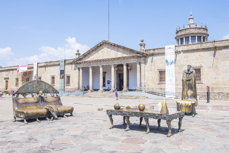GUADALAJARA , MEXICO - AUG 29 : The Sala De Los Magos in Guadalajara Mexico on August 29 2016. Guadalajara is the capital and largest city of the Mexican state of Jaliscoのeditorial素材