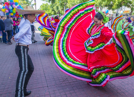 GUADALAJARA , MEXICO - AUG 28 : Participants in a parde during the 23rd International Mariachi & Charros festival in Guadalajara Mexico on August 28 , 2016.のeditorial素材