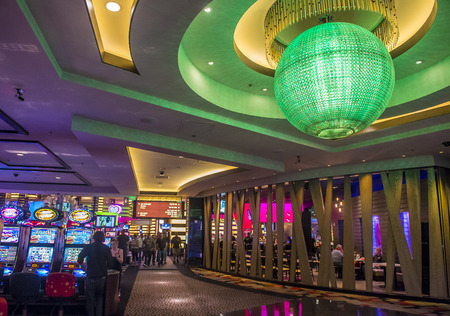 LAS VEGAS - OCT 05 : The interior of Planet Hollywood hotel and Casino on October 05 , 2016 in Las Vegas. Planet Hollywood has over 2,500 rooms and it located on the Las Vegas strip.のeditorial素材